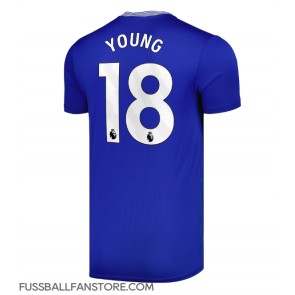 Everton Ashley Young #18 Replik Heimtrikot 2024-25 Kurzarm